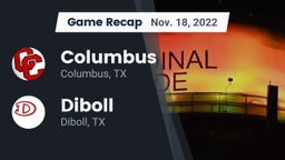 Recap: Columbus  vs. Diboll  2022