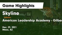Skyline  vs American Leadership Academy - Gilbert Game Highlights - Dec. 29, 2021