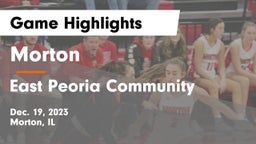 Morton  vs East Peoria Community  Game Highlights - Dec. 19, 2023
