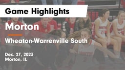 Morton  vs Wheaton-Warrenville South  Game Highlights - Dec. 27, 2023