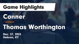 Conner  vs Thomas Worthington  Game Highlights - Dec. 27, 2023