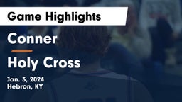 Conner  vs Holy Cross  Game Highlights - Jan. 3, 2024