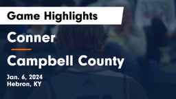 Conner  vs Campbell County  Game Highlights - Jan. 6, 2024