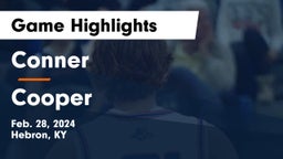 Conner  vs Cooper  Game Highlights - Feb. 28, 2024