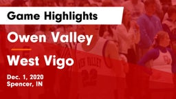 Owen Valley  vs West Vigo  Game Highlights - Dec. 1, 2020