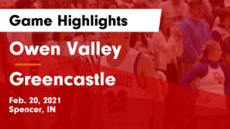 Owen Valley  vs Greencastle  Game Highlights - Feb. 20, 2021