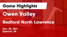 Owen Valley  vs Bedford North Lawrence  Game Highlights - Dec. 28, 2021