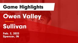 Owen Valley  vs Sullivan  Game Highlights - Feb. 2, 2023