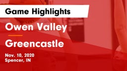Owen Valley  vs Greencastle  Game Highlights - Nov. 10, 2020