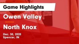 Owen Valley  vs North Knox  Game Highlights - Dec. 30, 2020