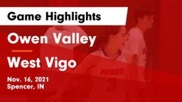 Owen Valley  vs West Vigo  Game Highlights - Nov. 16, 2021