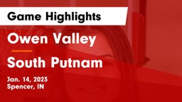 Owen Valley  vs South Putnam  Game Highlights - Jan. 14, 2023