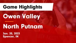 Owen Valley  vs North Putnam  Game Highlights - Jan. 20, 2023