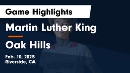 Martin Luther King  vs Oak Hills  Game Highlights - Feb. 10, 2023