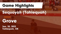Sequoyah (Tahlequah)  vs Grove  Game Highlights - Jan. 20, 2022