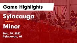 Sylacauga  vs Minor  Game Highlights - Dec. 20, 2022