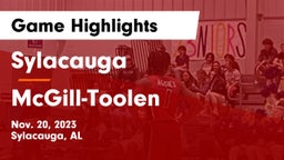Sylacauga   vs McGill-Toolen  Game Highlights - Nov. 20, 2023