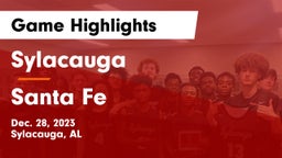 Sylacauga   vs Santa Fe  Game Highlights - Dec. 28, 2023