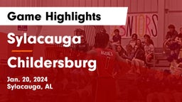 Sylacauga   vs Childersburg  Game Highlights - Jan. 20, 2024