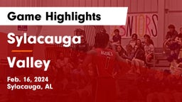 Sylacauga   vs Valley  Game Highlights - Feb. 16, 2024