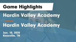 Hardin Valley Academy vs Hardin Valley Academy Game Highlights - Jan. 10, 2020