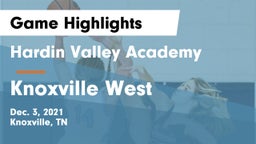 Hardin Valley Academy vs Knoxville West  Game Highlights - Dec. 3, 2021