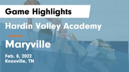 Hardin Valley Academy vs Maryville  Game Highlights - Feb. 8, 2022