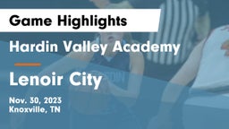Hardin Valley Academy vs Lenoir City  Game Highlights - Nov. 30, 2023