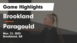 Brookland  vs Paragould  Game Highlights - Nov. 21, 2023