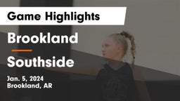 Brookland  vs Southside  Game Highlights - Jan. 5, 2024