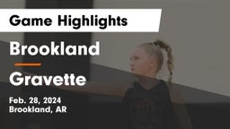 Brookland  vs Gravette  Game Highlights - Feb. 28, 2024