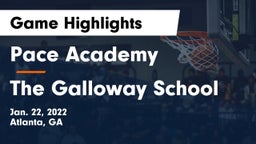 Pace Academy vs The Galloway School Game Highlights - Jan. 22, 2022