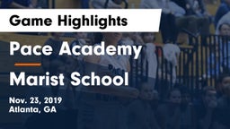 Pace Academy vs Marist School Game Highlights - Nov. 23, 2019