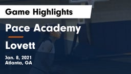 Pace Academy vs Lovett  Game Highlights - Jan. 8, 2021