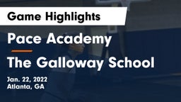 Pace Academy vs The Galloway School Game Highlights - Jan. 22, 2022