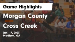 Morgan County  vs Cross Creek  Game Highlights - Jan. 17, 2023