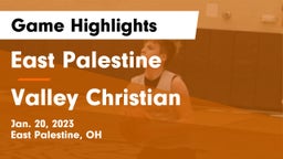 East Palestine  vs Valley Christian  Game Highlights - Jan. 20, 2023