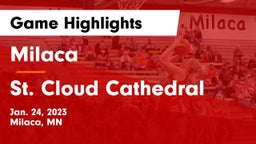 Milaca  vs St. Cloud Cathedral  Game Highlights - Jan. 24, 2023