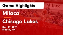Milaca  vs Chisago Lakes  Game Highlights - Dec. 22, 2022