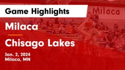 Milaca  vs Chisago Lakes  Game Highlights - Jan. 2, 2024