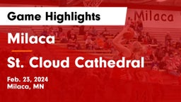 Milaca  vs St. Cloud Cathedral  Game Highlights - Feb. 23, 2024