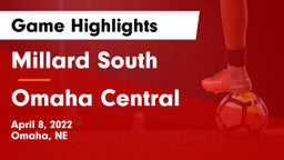 Millard South  vs Omaha Central  Game Highlights - April 8, 2022