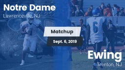 Matchup: Notre Dame High vs. Ewing  2019