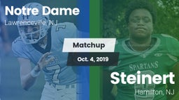 Matchup: Notre Dame High vs. Steinert  2019