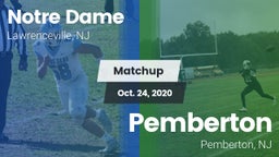 Matchup: Notre Dame High vs. Pemberton  2020