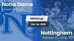 Matchup: Notre Dame High vs. Nottingham  2020