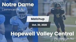 Matchup: Notre Dame High vs. Hopewell Valley Central  2020