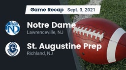 Recap: Notre Dame  vs. St. Augustine Prep  2021