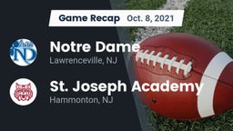 Recap: Notre Dame  vs.  St. Joseph Academy 2021