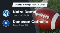 Recap: Notre Dame  vs. Donovan Catholic  2021